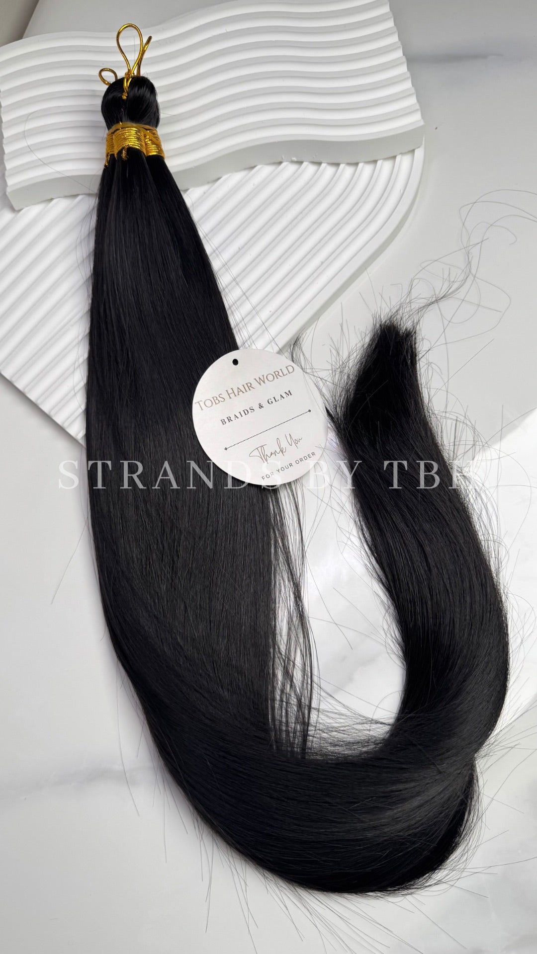 Bone straight braiding hair