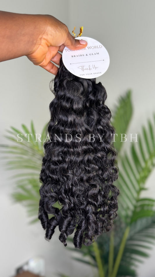 Feather crochet hair - BURMESE CURLS