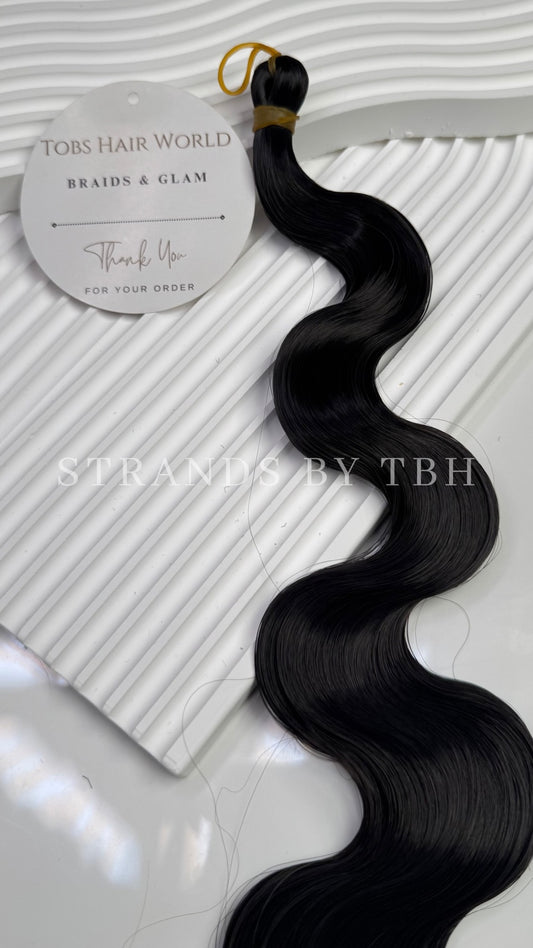 Body wave braiding hair - 1B