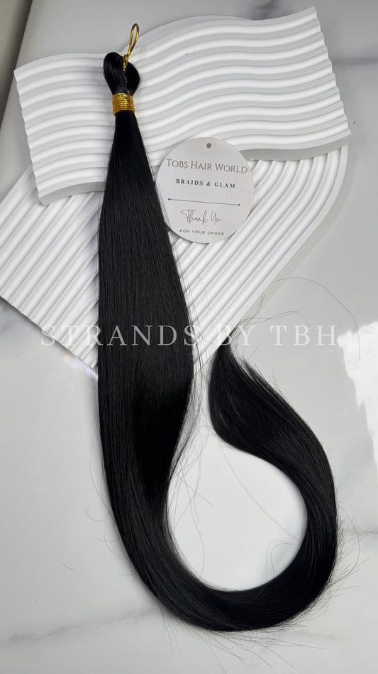 Bone straight braiding hair - Colour 1B