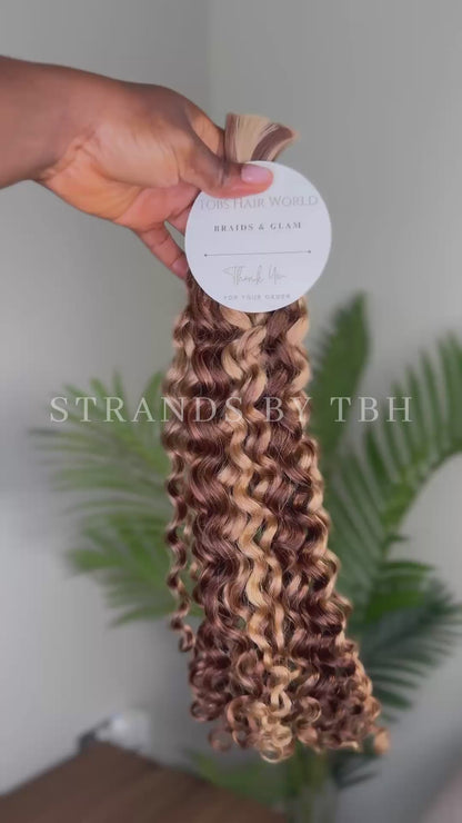 Bulk braiding hair - DEEP WAVE