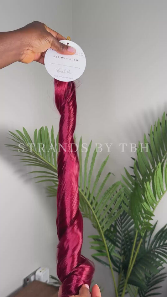 French curls braiding hair - Colour BUG