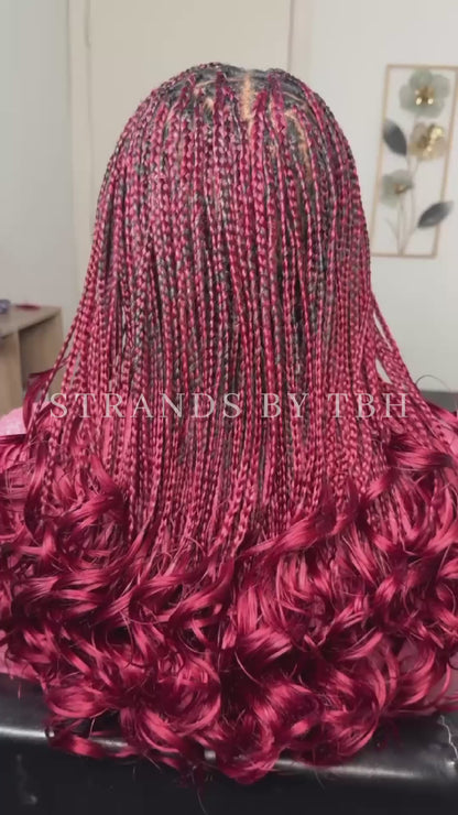 French curls braiding hair - Colour BUG
